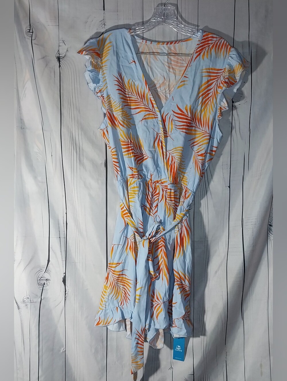 Cupshe Floral Lightweight Tropical Summer Vacation Resortwear Beach Romper NWT